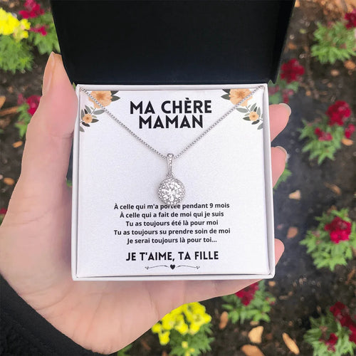 Collier pendentif amour - Ma chère Maman